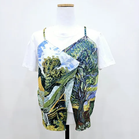 [포커스]뷔스트에배색티셔츠 FM5D3TS3243IV_SH