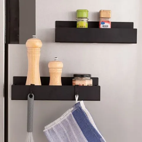 주방수납 냉장고정리대 냉장고 자석 후크 2P 홀더 틈새