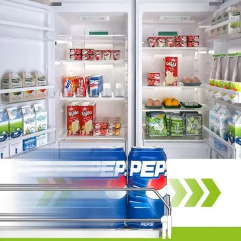 냉장고진열대 조립식 슬라이딩 음료 진열대 냉장고 깔끔 정리 선반