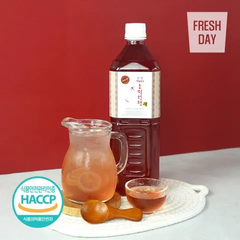 [HACCP인증] 문경 명품 자일로스 오미자청 선물용 1L