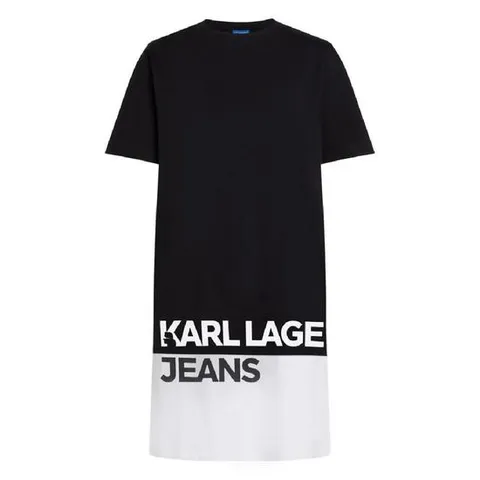 25 FW 칼라거펠트 투톤 미니 드레스 A3W13005999 TP438267312