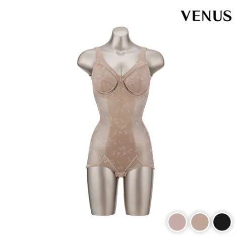 [비너스][출고가 164000원]문직샤틴 패드 올인원 바디슈트(SVBTM130)