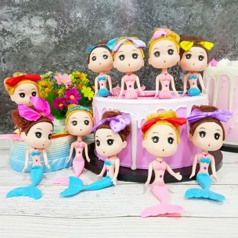 [오너클랜]인기상품 11호 PVC큐티돌인형(인어공주 색상혼합) 20