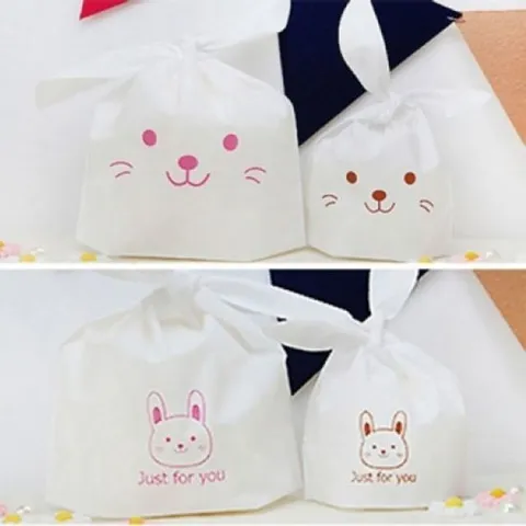 BB07 흰토끼/중5장 핑크(중)5장 10매