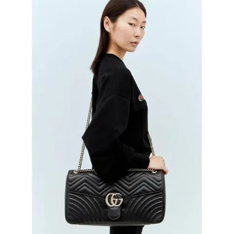 25 FW 구찌 여성 GG 마몽트 미디엄 숄더백 788371 AADPJ 1000 TP841946386