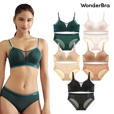 [Wonderbra] 원더브라 액티브 골프브라 팬티 10종세트 WB156_00