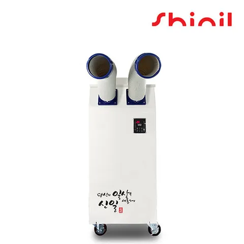 신일 국산 2구 자바라 대형 이동식에어컨 SMA-C6100WN / 실외기없는 공장형 공업용 업소용 산업용 창고