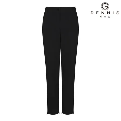 데니스골프 여성 데일리 뒷밴딩 스판 팬츠 블랙_FAQMLPT687