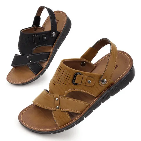 에스유니 발 편한 남성용 샌들 슬리퍼 여름 휴가 물놀이 운전 샌달