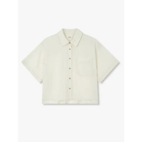 [ 롯데백화점 ][톰보이]배색스티치 하프슬리브셔츠(9165221883)