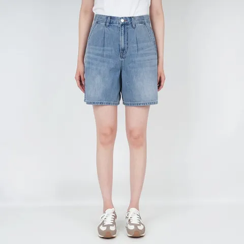 [게스]게스 여성 청바지 5부 데님 쇼츠 미디엄블루 YO2D6956