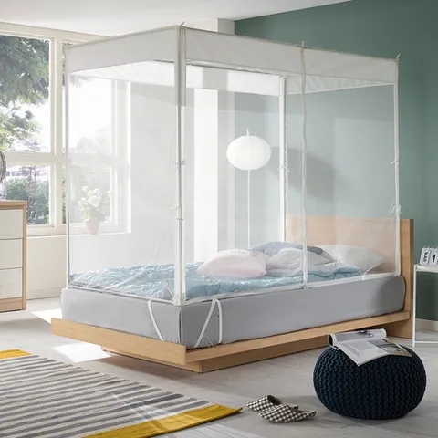 [리퍼] 써머쿨 투인원 프리미엄 침대 모기장(침상/거실 겸용)_중형