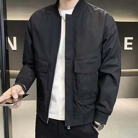 캐주얼 봄 가을 남성 포켓 블루종 자켓 패션 점퍼