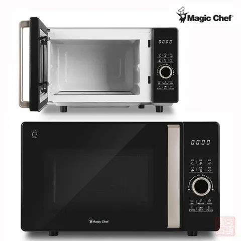 매직쉐프 전자레인지 25리터 무회전 플랫방식 자동조리 5단계 출력조절