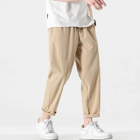 남성 여름 밴딩 바지 워크샵 여행 이지 웨어 스타일