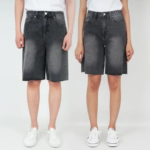 [게스] 남여공용 청바지 버뮤다 쇼츠 그레이 MO2D0976