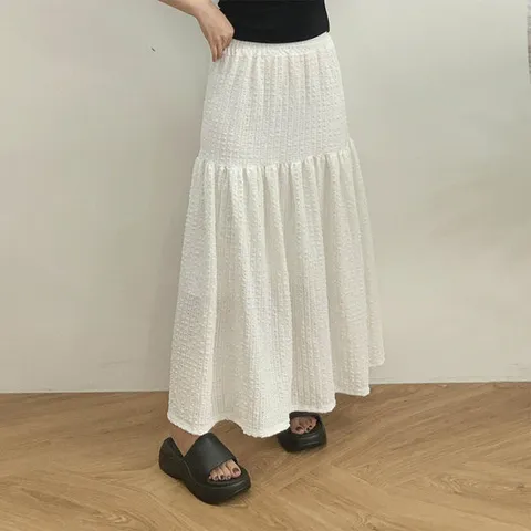 [문에이블]문에이블 봄 여름 여자 여성 데일리 밴딩 캉캉 롱 치