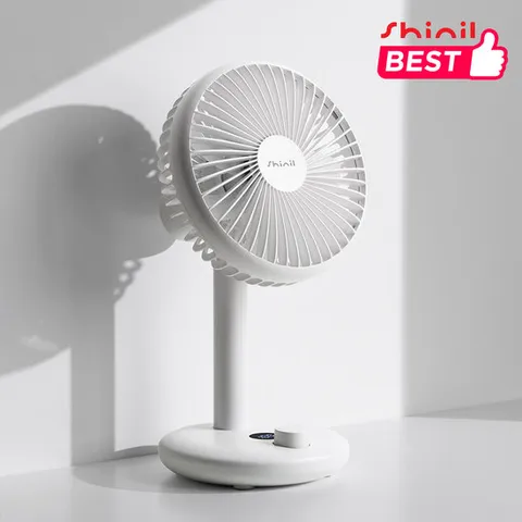 신일 100단 선풍기 무선 탁상용 무소음 저소음 테이블 데스크팬 캠핑용 풍량 초미세조절 25년 신상품