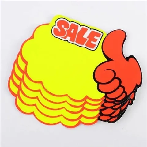 매장꾸미기 (5매) 엄지손 할인쇼카드 매장쇼카드 디스플레이 광고