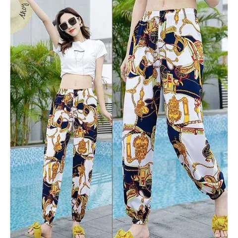 쿨팬츠쿨링바지 여자 여름 해외 여행 바캉스 룩 냉장고 아이스 팬츠