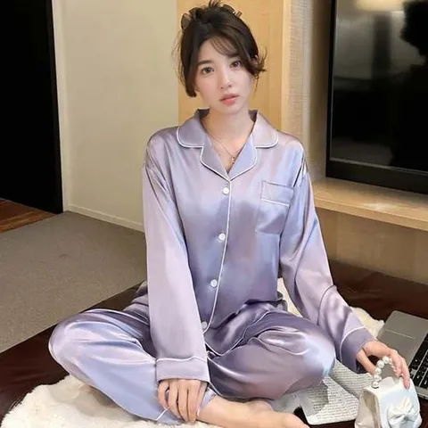 잠옷세트 온모어 실크잠옷 여성