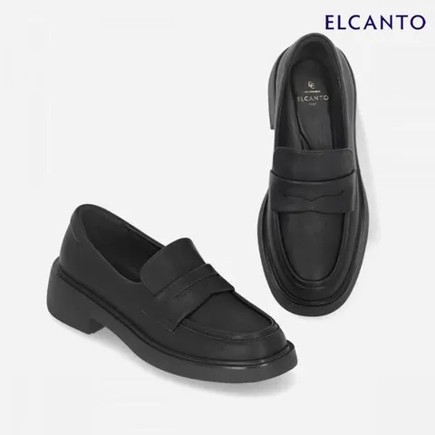 [ 롯데백화점 ]엘칸토  (LCWD90U526) 프리미엄 여성 소가죽 경량 페니로퍼 4.5cm