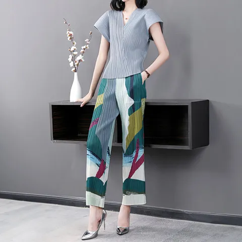 [루미루나]플리츠피카소팬츠