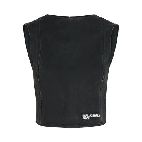 26 SS 칼라거펠트 코팅 데님 블라우스 A3W110031CG TP438810710