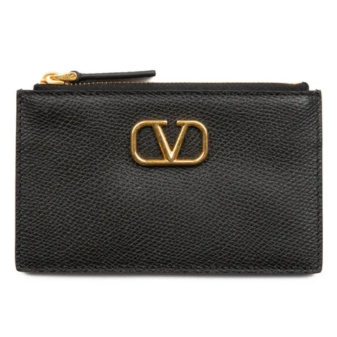 발렌티노 여성 브이 로고 지퍼 카드지갑 2W2P0W17SNP 0NO