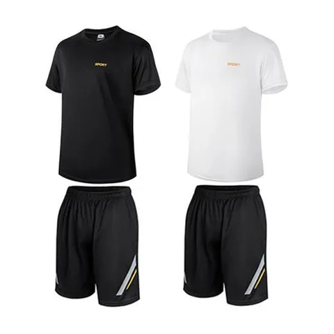 남자 트레이닝 여름 트렌드 세트 반팔 데일리 빠른 땀 여름츄리닝세트