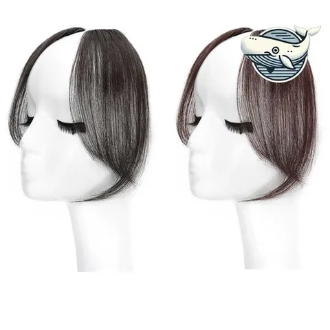 트렌디 사이드뱅 부분가발 자연스러운 앞머리 부분가발