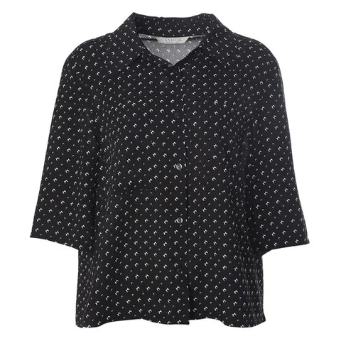 [ 롯데백화점 ][안지크]패턴포켓박시블라우스 AJ2BL5250