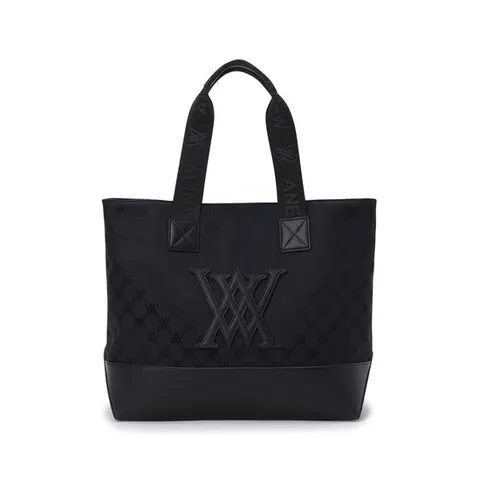 [어뉴골프] JACQUARD EASYBAG SMALL_BK