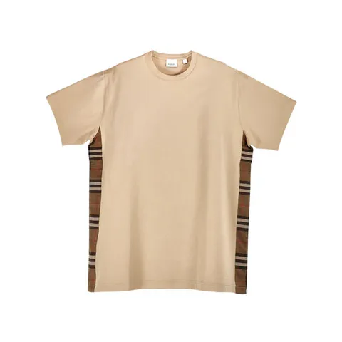 버버리 카리스 CARIS 사이드 체크 여성 반팔 티셔츠 80925741