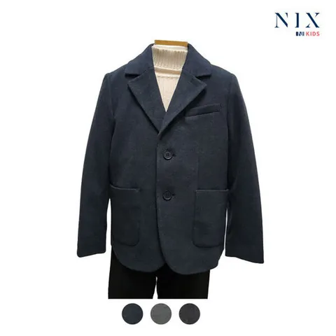 [닉스키즈][닉스키즈] 남아 저지 싱글 슬림핏 아웃포켓 자켓_FKO