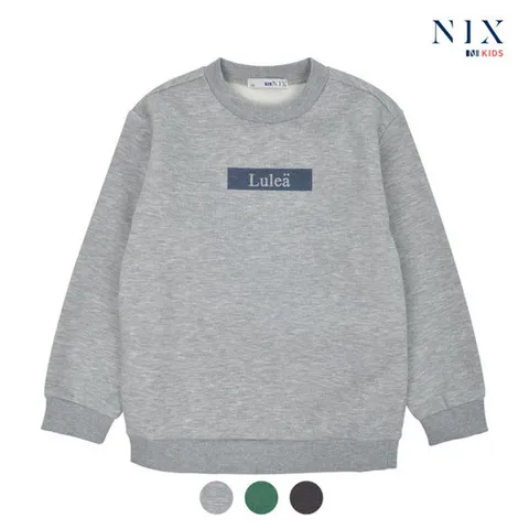 [닉스키즈][닉스키즈] 유니 기모 쭈리 레터링 맨투맨 티셔츠_FKL