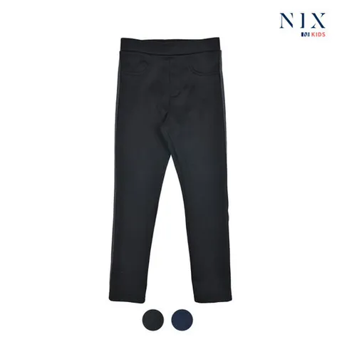 [닉스키즈][닉스키즈] 여아 기모 테이프 포인트 레깅스_FKMWCPL9