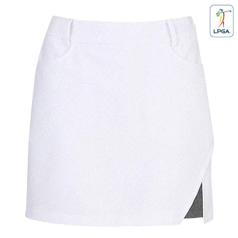 [LPGA]여성 전판 패턴 큐롯 스커트(L201CU854P)