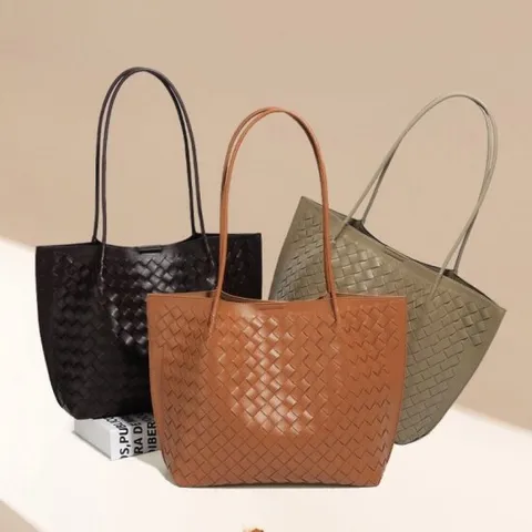 쏘울백 / 위빙 메쉬 쇼퍼 숄더백 (4color)