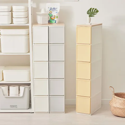 씨밀렉스 쌓아서 조합하는 래폴드 서랍장 200(L)_5단