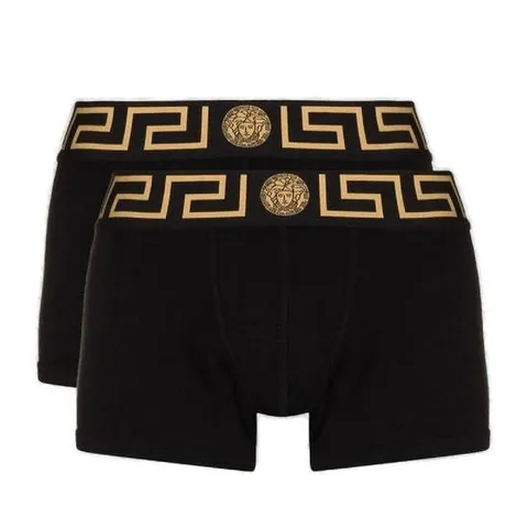Versace 메두사 자카드 브리프 2개 팩 AU101811A10011 A80G TP934406425