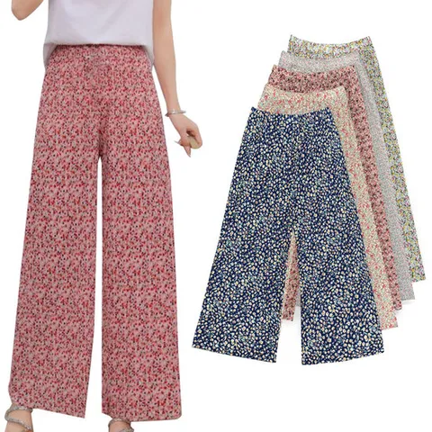 유니미스 9부 꽃무늬 몸빼바지 여름 통바지