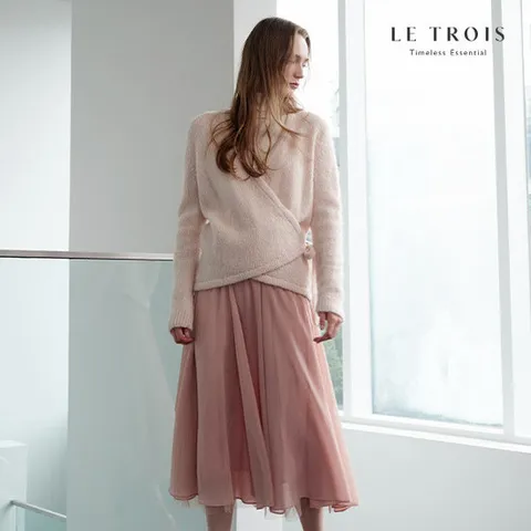 [르투아][LE TROIS] 르투아 글리터 샤스커트