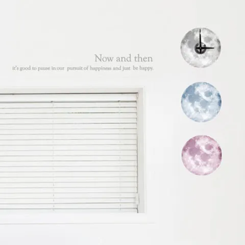 아트박스/꾸밈 cm214-달이있는곳_그래픽시계(중형)