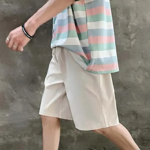 신상 밴딩 밴딩반바지 면반바지 남성의류 신발