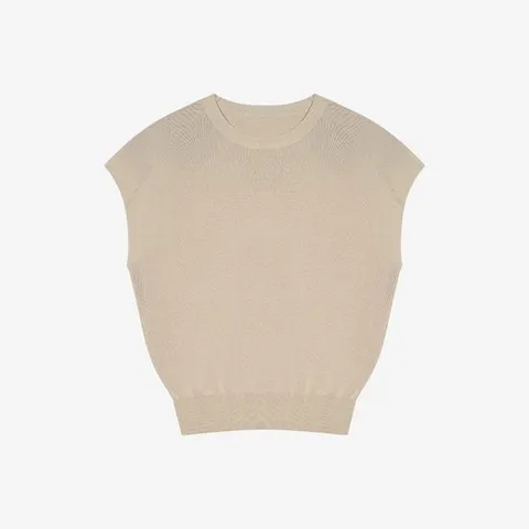 [신원아울렛]베이직 니트 슬리브리스 BKUCD2913 B