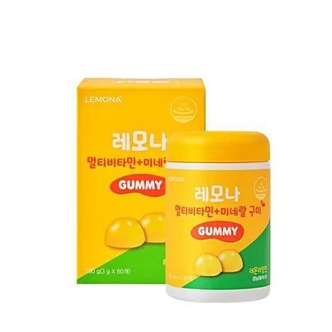 레모나 멀티비타민 미네랄 구미 60구미 x 1통