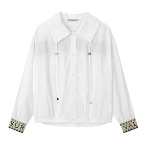 [ 롯데백화점 ][보브]니트 자카드 스트링 포인트 블라우스 7155360001