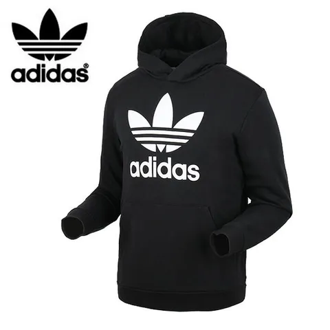 아디다스 주니어 트레포일 후드(DV2870)_블랙