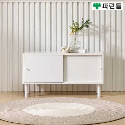 파란들가구 E0목재 LPM 미닫이도어 800 TV 거실장 티비다이
